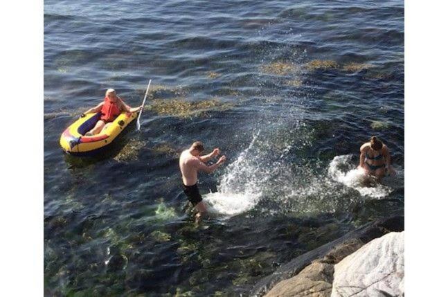 Smastranda Fjord Lodge Aheim Eksteriør billede